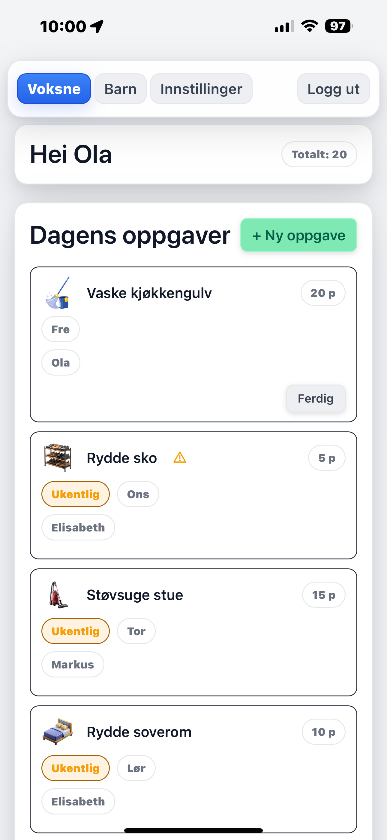 Voksengrensesnitt